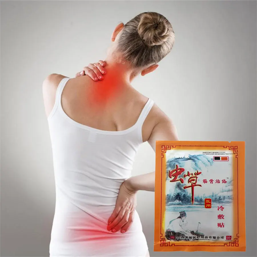 

24pcs/3bags Cordyceps Joint Analgesic plasters Medicine Pain Relief Heating Plaster For Back Shoulder Neck Waist Body Pain Patch
