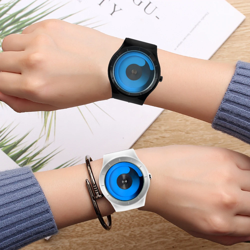 Модные деловые мужские часы с кристаллами из нержавеющей стали  кожаный ремешок