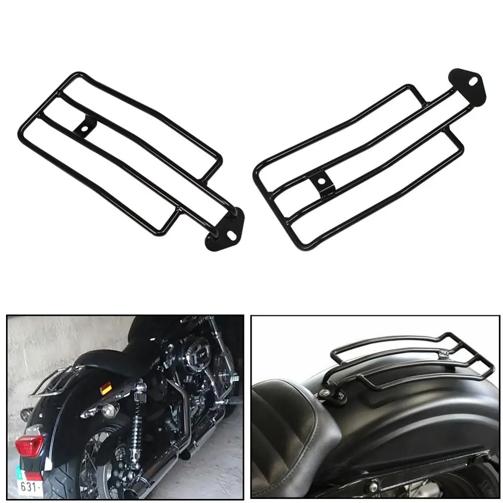 

Черная подставка для багажа на заднее сиденье мотоцикла для Harley Sportster Iron XL 883 1200 48 1985-2003