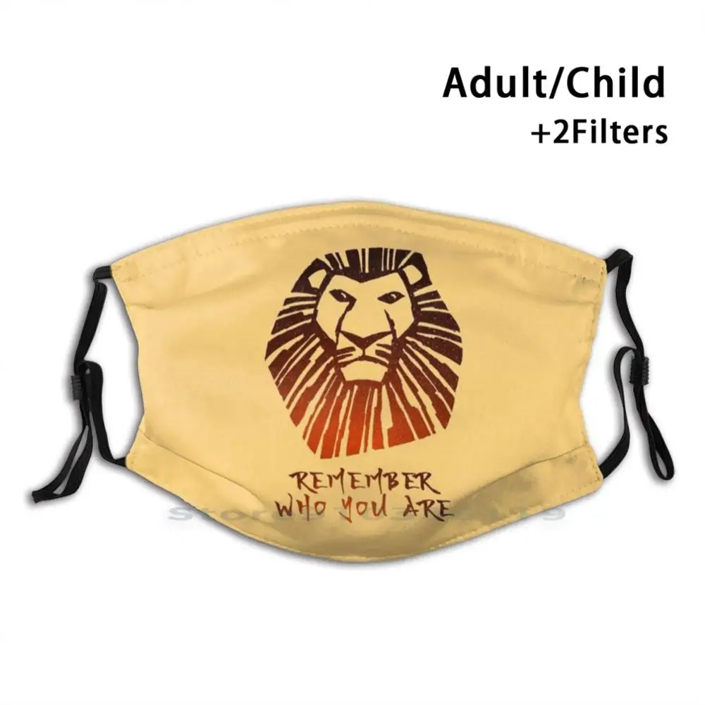 

Забавная детская смываемая маска с фильтром Король Лев Пумба Тимон Симба для детей цитаты