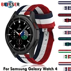 Ремешок нейлоновый для Samsung Galaxy Watch 4, Классический тканевый сменный Браслет для смарт-часов Galaxy Watch 4