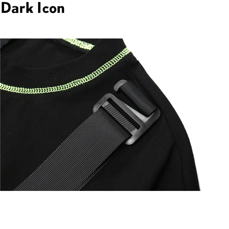 Футболка со съемными карманами Dark Icon мужская и женская летняя уличная мода