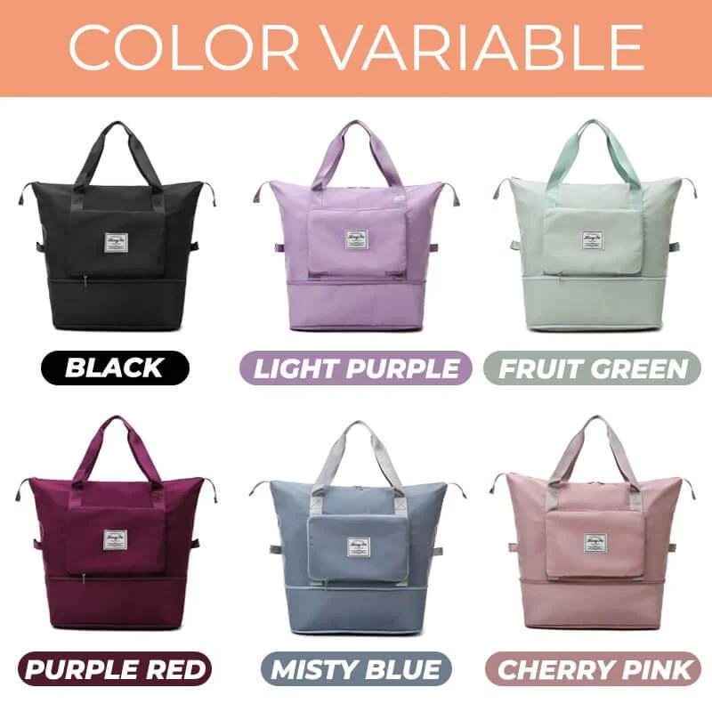 New Fashion Large Capacity Folding Travel Bags Waterproof Tote Handbag Travel Tote Travel Duffle Bag Gym Shoulder Bags For Women