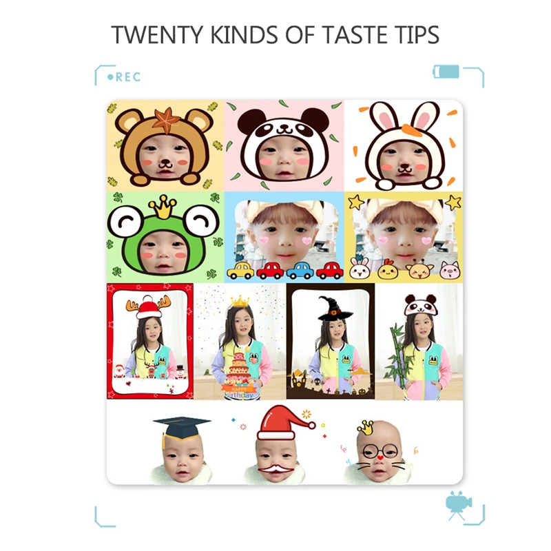 Портативная детская мини камера с картой памяти 32 ГБ 2400 Вт HD цифровая милый