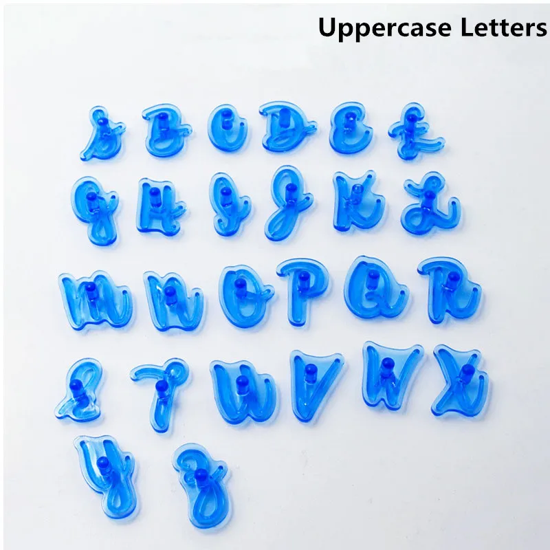 Алфавит сделай сам 3D тиснение для печенья штамп резак форма Аксессуары выпечки |