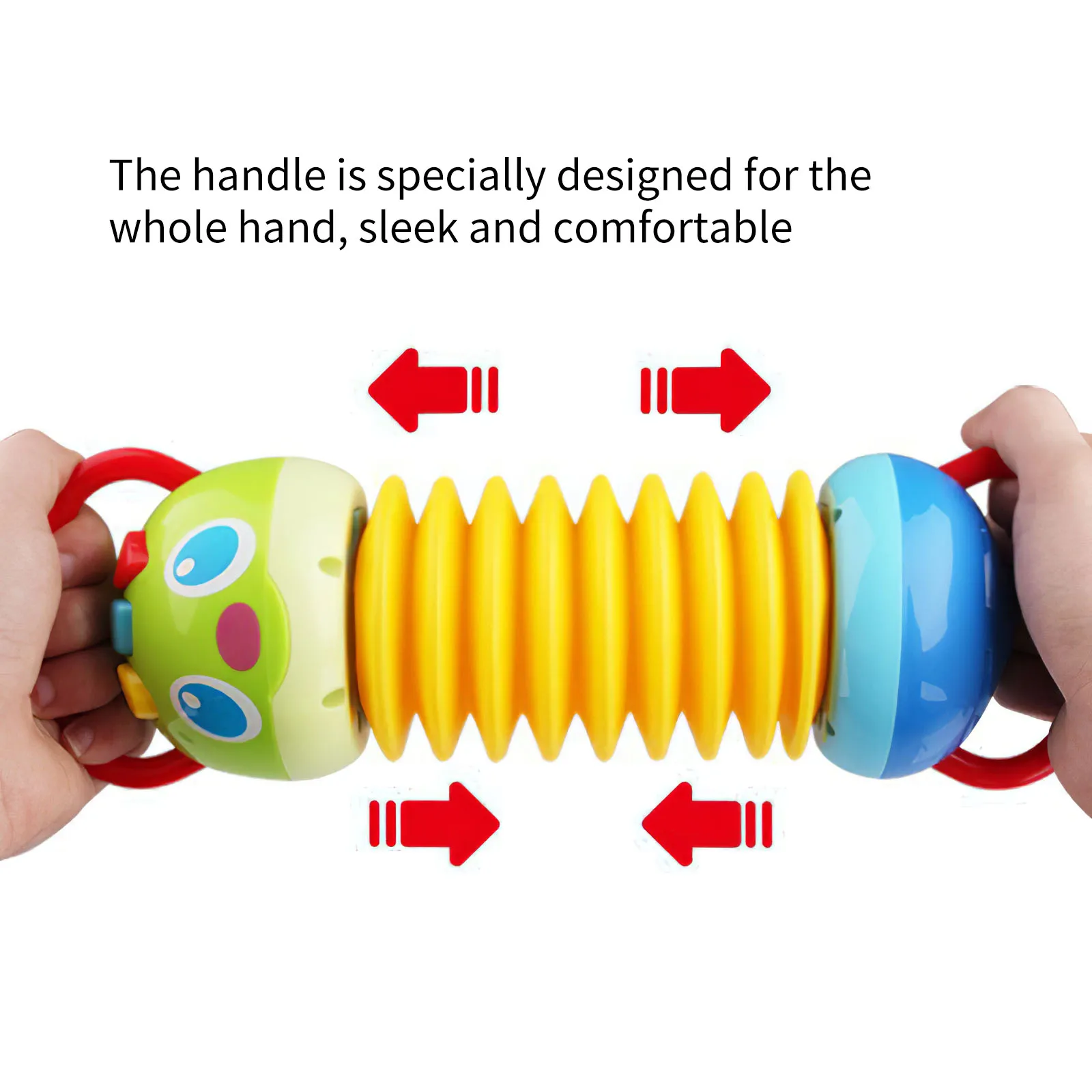 

2021 New Kids Simulation Accordion Lifelike Play Toys Multifunctional Strech Caterpillar Shaped Set Portable Educational Toys