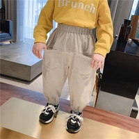 new casual baby spring autumn loose pants for boys girls children kids trousers clothing high quality teenagers 2021