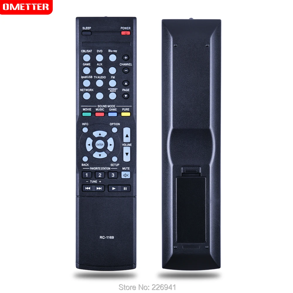 

RC-1169 New remote control use for Power-Amplifier for delon AV Receiver controller