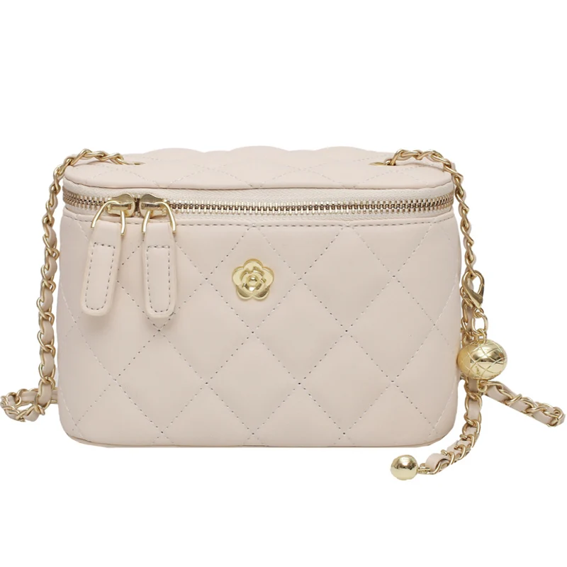 

2021 Fashion New High Quality PU Leather Women's Designer Handbag Chain Shoulder Messenger Bag