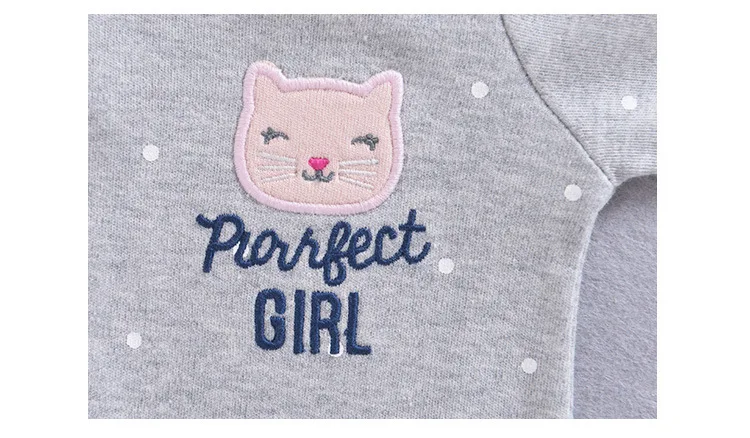 Комбинезон детский из чистого хлопка с изображением животных | Детская одежда и