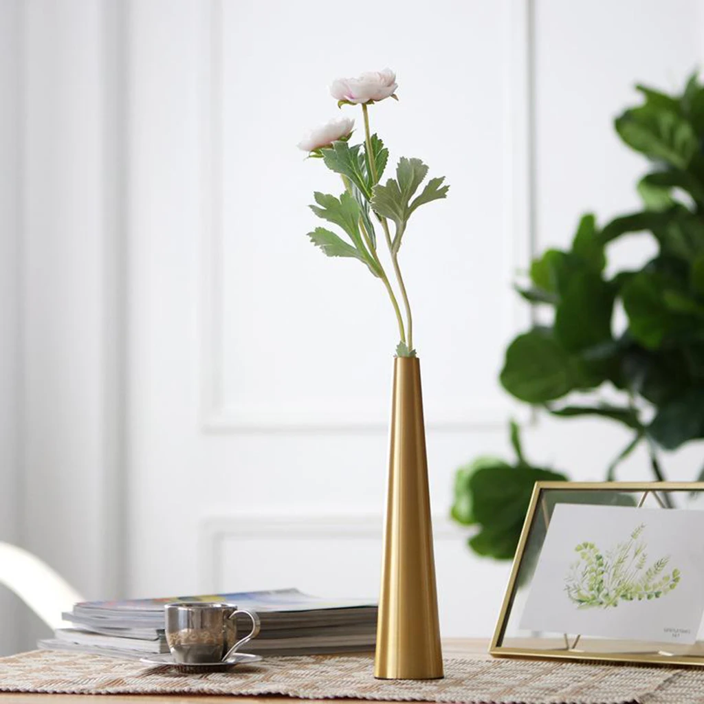 

Modern Aluminum Vase Flower Vases Decoration Bottle for Home Bedroom Office