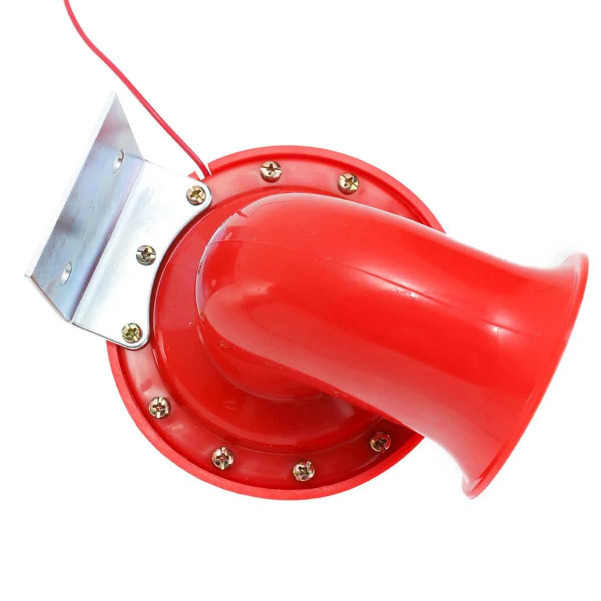 Низкая мощность ABS пластиковый рожок 12V красный Электрический бык рогом громкий