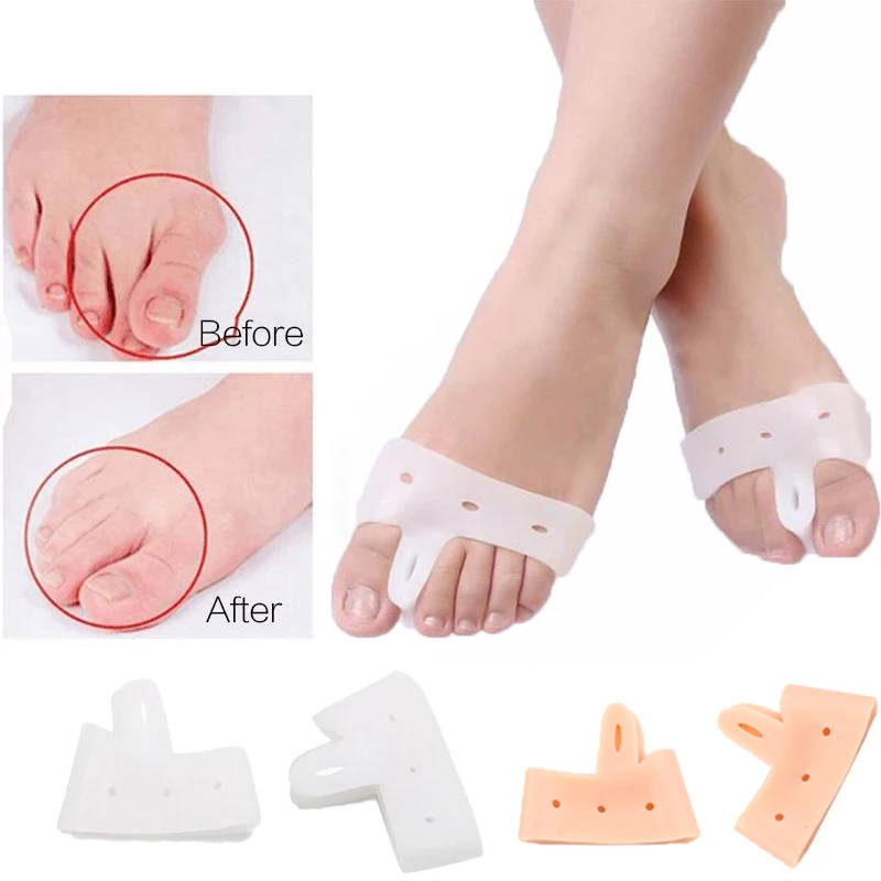 

2Pcs/pair Professional Comfortable Sports Anti-Slippery Toe Straightener Foot Care Hallux Valgus Straightener Corrector