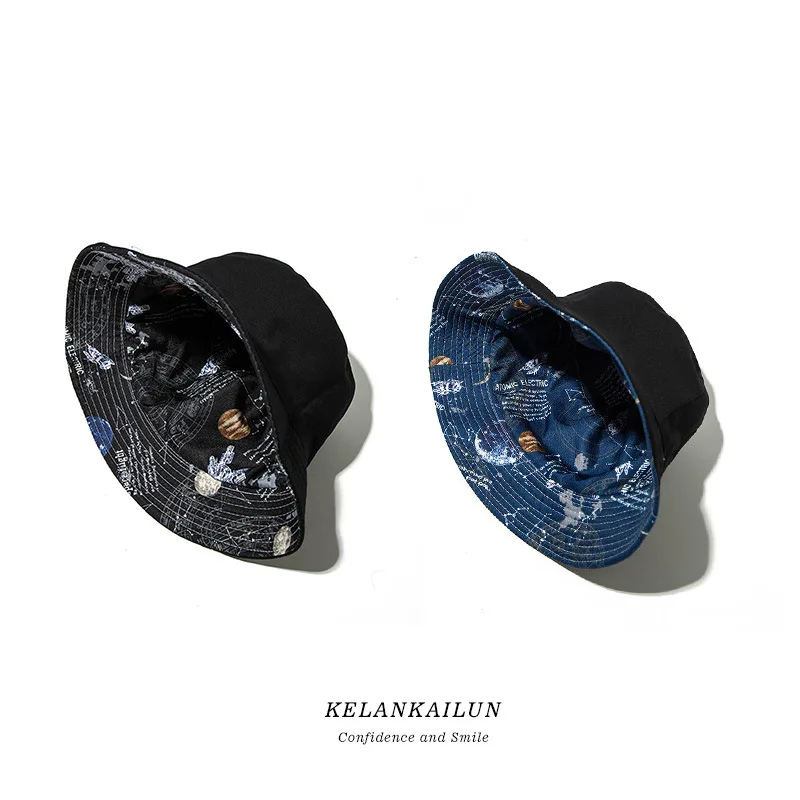 Дешевая Женская Рыбацкая шляпа Instagram козырек от солнца двухсторонний звездное