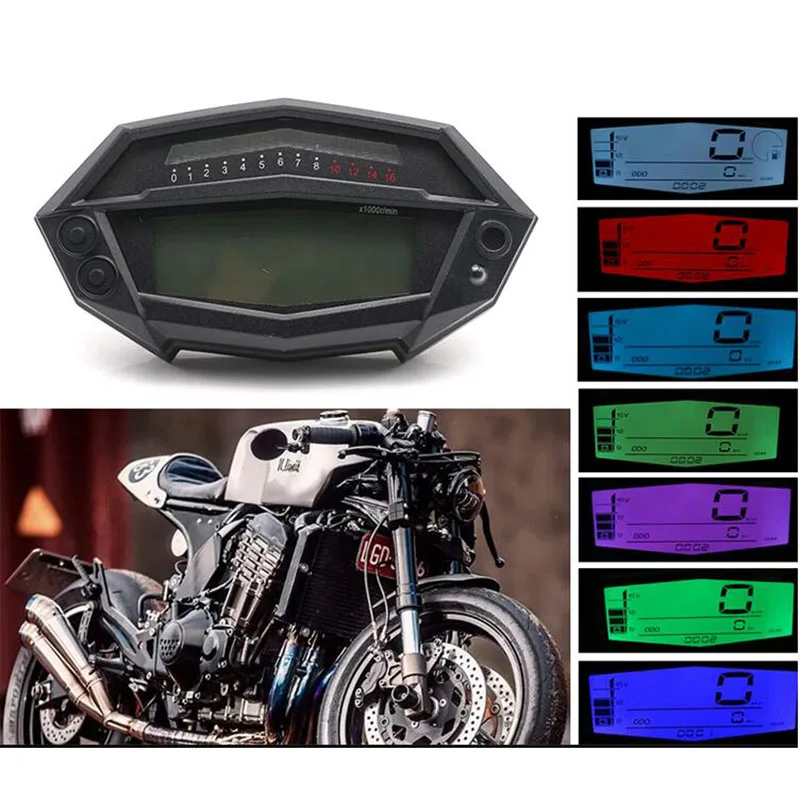 Тахометр для мотоцикла Kawasaki Z1000 цифровой счетчик часов спидометр индикатор