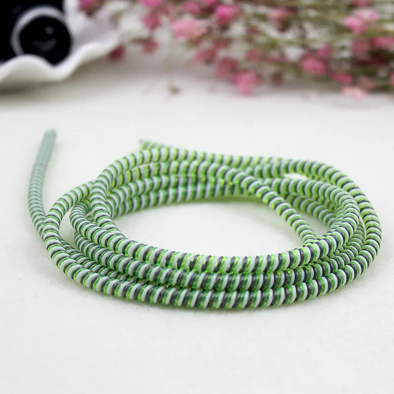 Защитный кабель для передачи данных 110 см пружинный шпагат Iphone Android USB зарядка