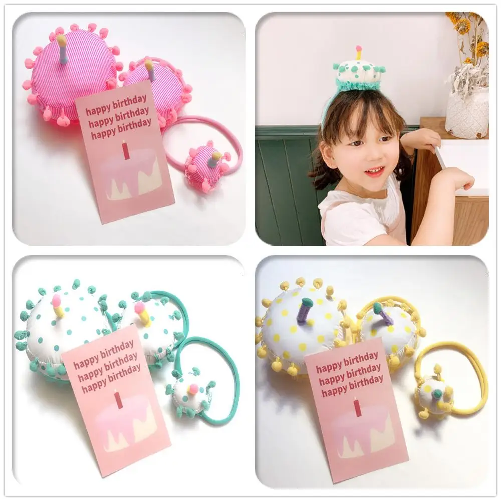 

Boutique15pcs модные милые торт ко дню рождения нейлоновая повязка на голову Pom кекс мягкой повязки на голову вечерние головные уборы Принцесса женские аксессуары для волос