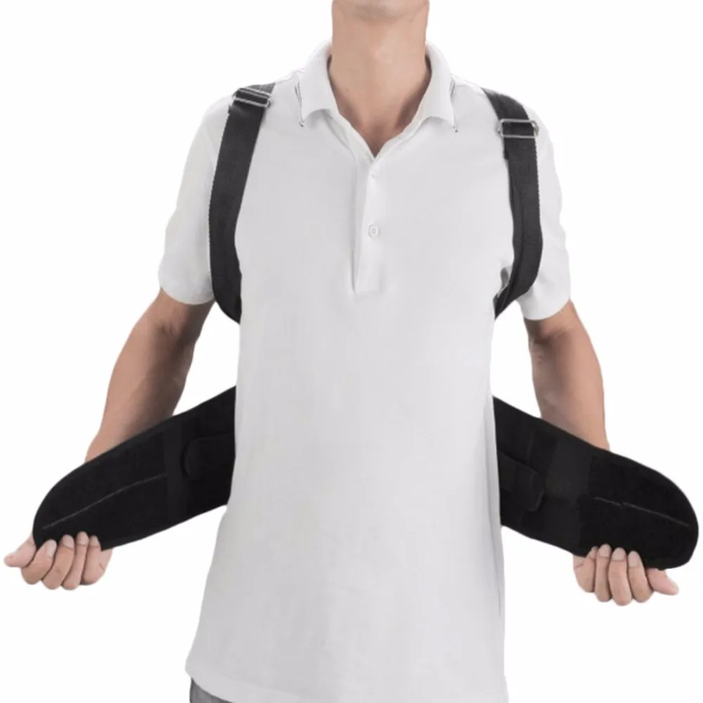 Удобный Регулируемый мужской/женский корсет для коррекции осанки поддержка