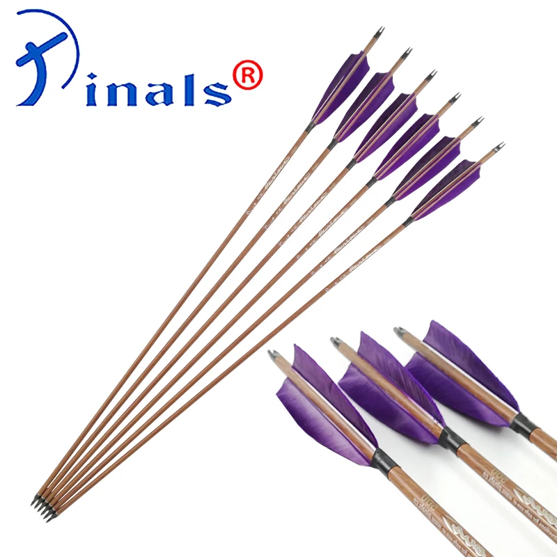 Стрелы из углеродного волокна Pinals Archery Spine 400 500 600 стрелы с внутренним диаметром 6 2