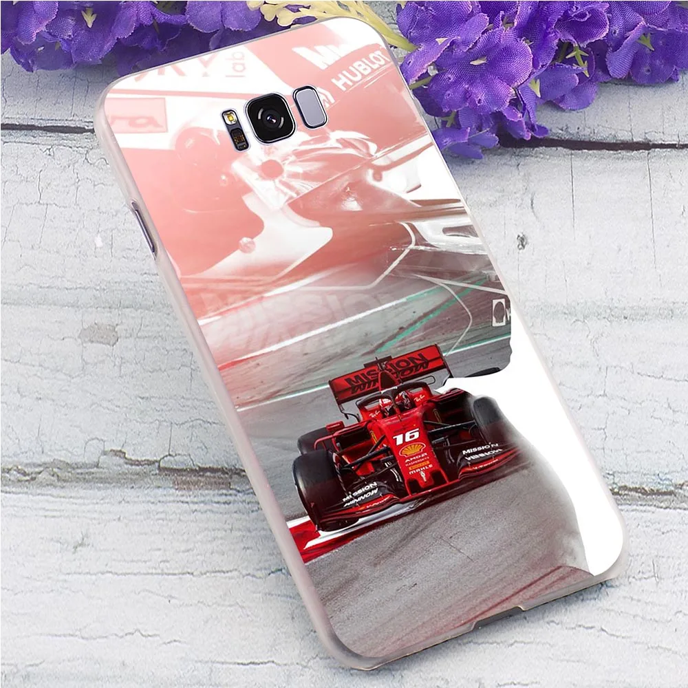 Чехол для телефона samsung Note 9 F1 Racing Car Cover Note 8 M10/M20/M30 Galaxy S6/S7 Edge S8/S9/S10 Plus S10e жесткий чехол