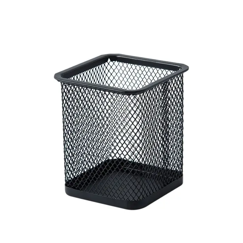 

Nordic Rectangle Hollow Iron Sundries Finishing Cosmetics Storage Basket Holder Home Desk Office Organizer Basket b