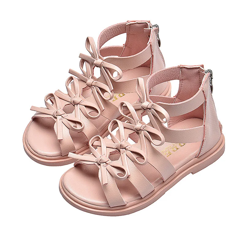 

Baby Shoes For Girls 1 3 5 6 7 8 9 10 12 Years Old 2021 Big Kids Summer Fashion Bow-Knot Beach Sandals Child Princess Sandals