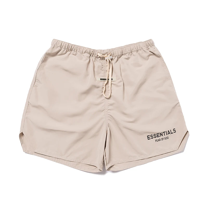 

FEAR OF GOD The Sixth Season Essentials Double Line Letters Reflective Nylon Casual Couple Shorts Trendy