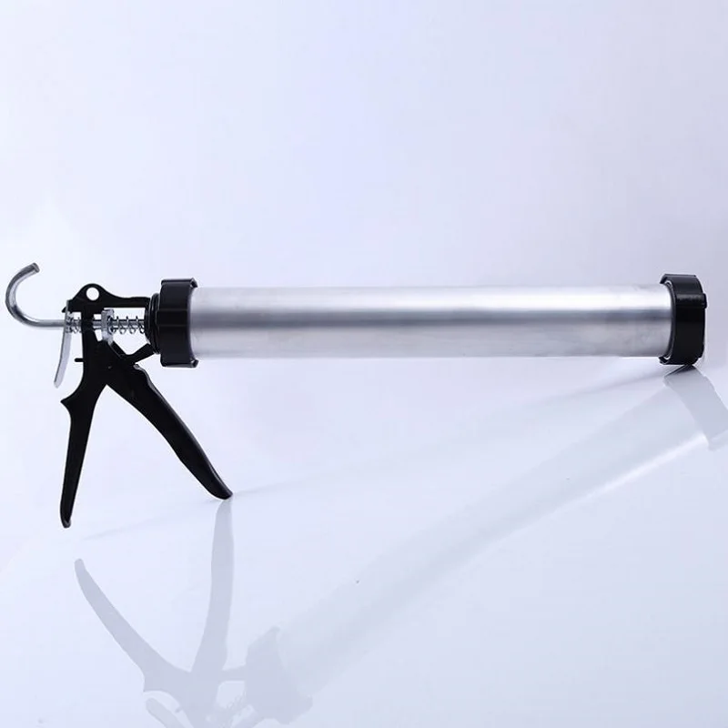 

Aluminum Cylinder Glass Glue Gun Profession Handheld Cartridge Gun Silicon Structure Glue Gun For Improvement