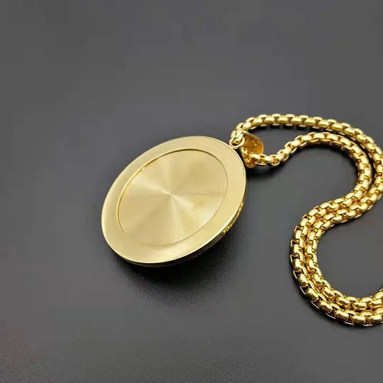 В стиле хип хоп рок золото Цвет Нержавеющая сталь египетского фараона Круглые