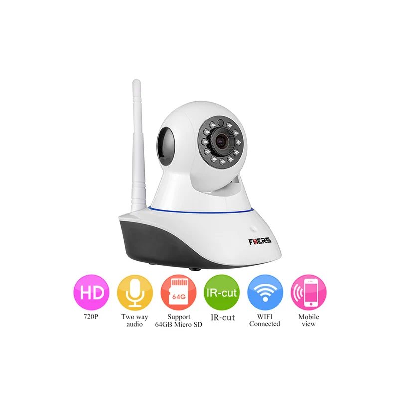 720P беспроводной wifi контроль HD панорамирование/наклон Networok IP камера приложение
