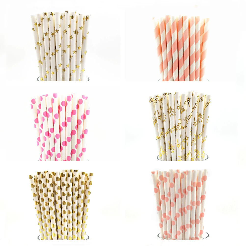 25 шт. декоративные соломинки для детского дня рождения | Дом и сад
