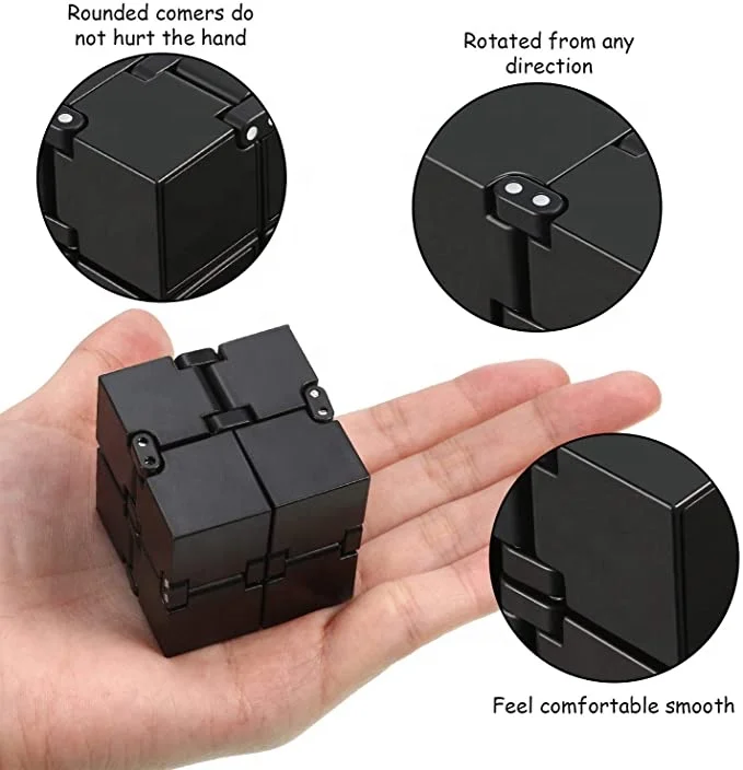 Pаспродажа Игрушка-фиджет Infinity Cube, сенсорный инструмент, игра EDC для детей и взрослых, крутой мини-гаджет, лучше всего для снятия стресса и тревоги