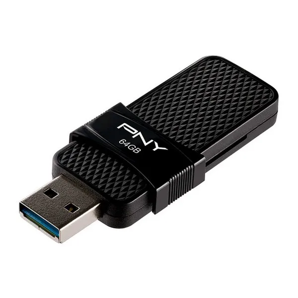 USB палка PNY Duo-Link Micro 3 0 черный | Компьютеры и офис