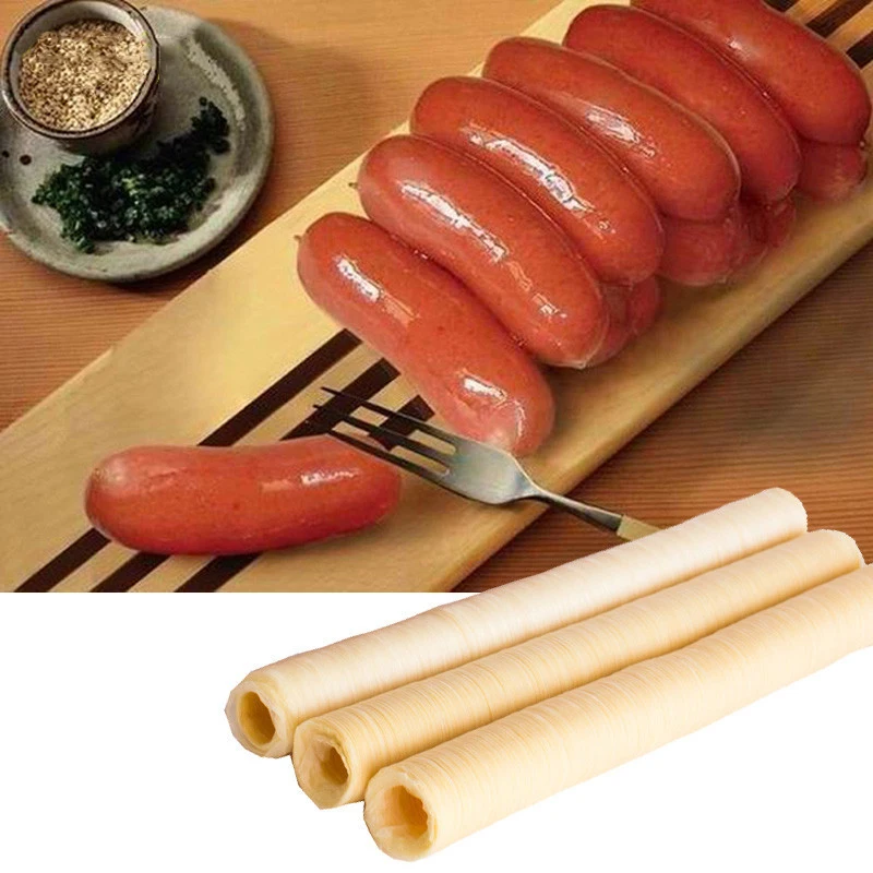 Коллагеновые протеиновые гильзы Жареная колбаса сушеная хот дог 26 мм Диаметр