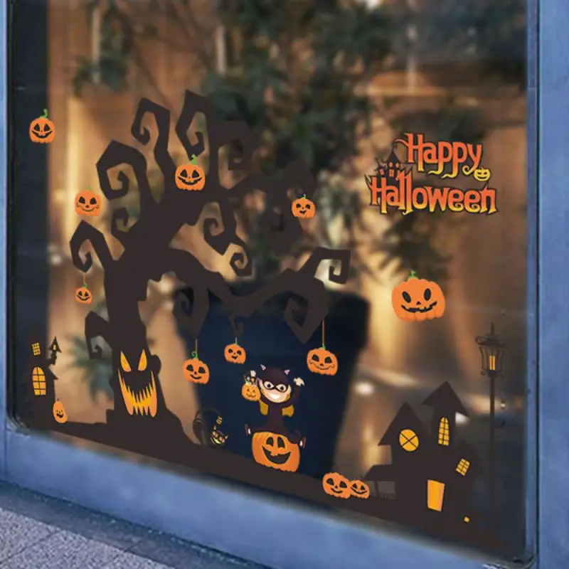 Новые наклейки в виде тыквы декоративные принадлежности уличная лампа настенная