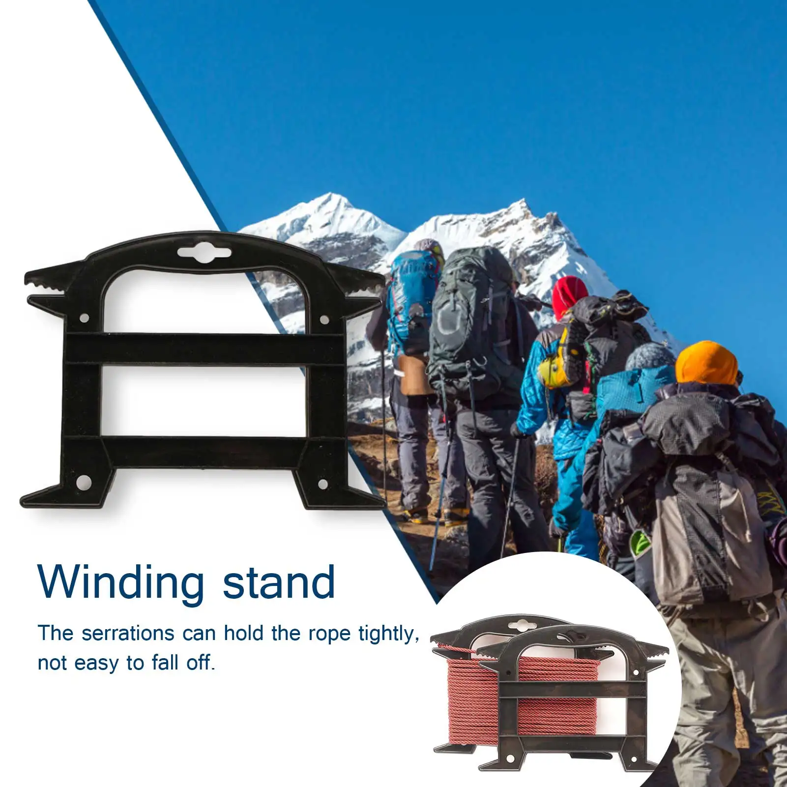 

Paracord Winder Lanyard Ladder Spool Holder Fishing Line Cable Parachute Camping Cord Organizer Portable Outdoor Elements