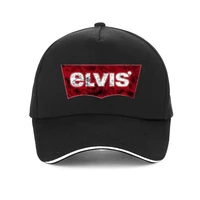 elvis presley king of rock baseball cap punk rock men women hippie goth print hat adjustable man brand snapback hats