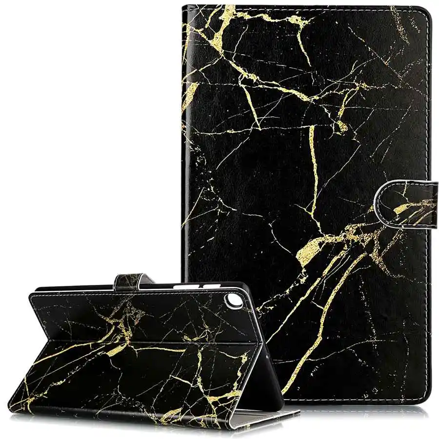 Чехол для Samsung Galaxy Tab A SM-T510 SM-T515 T510 T515 Smart Stand Cover для TabA 10,1 слот для карт чехол для планшета+ пленка+ ручка