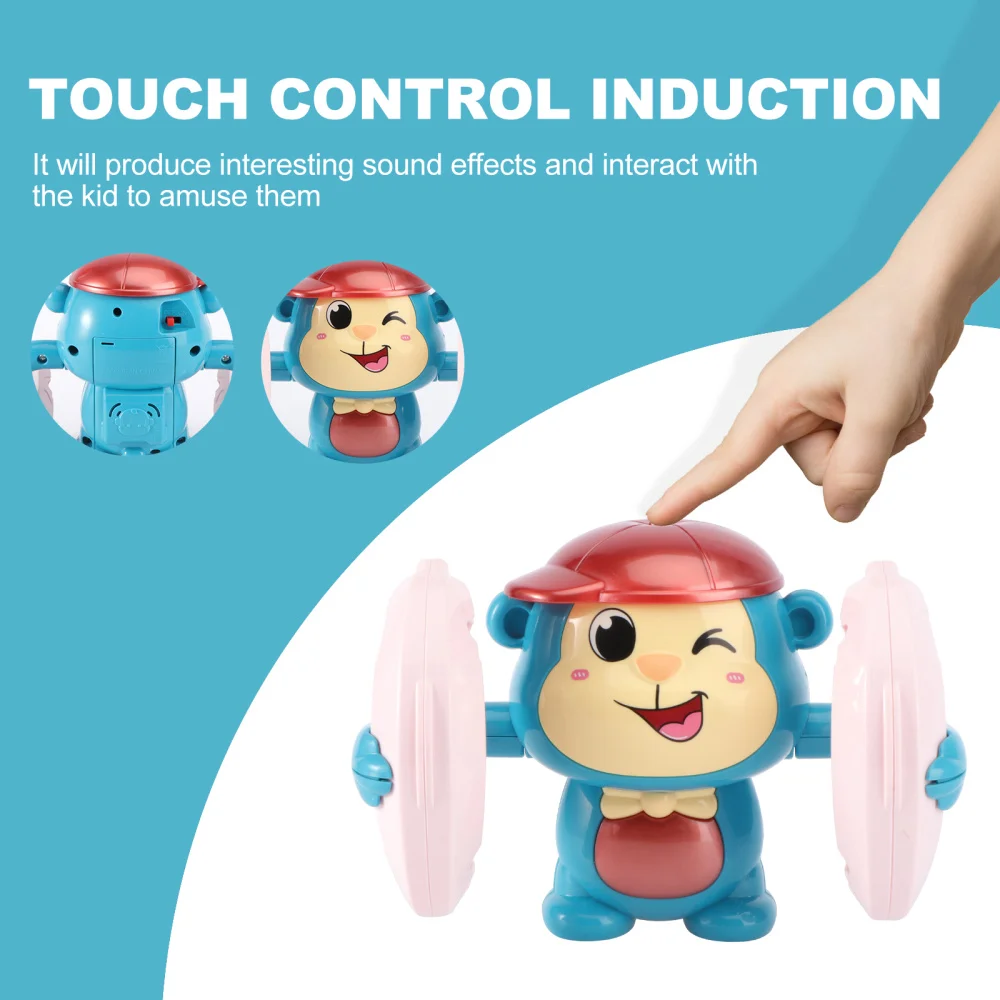 

1PC Baby Crawling Somersault Monkey Sing Dance Electric Tumbling Monkey