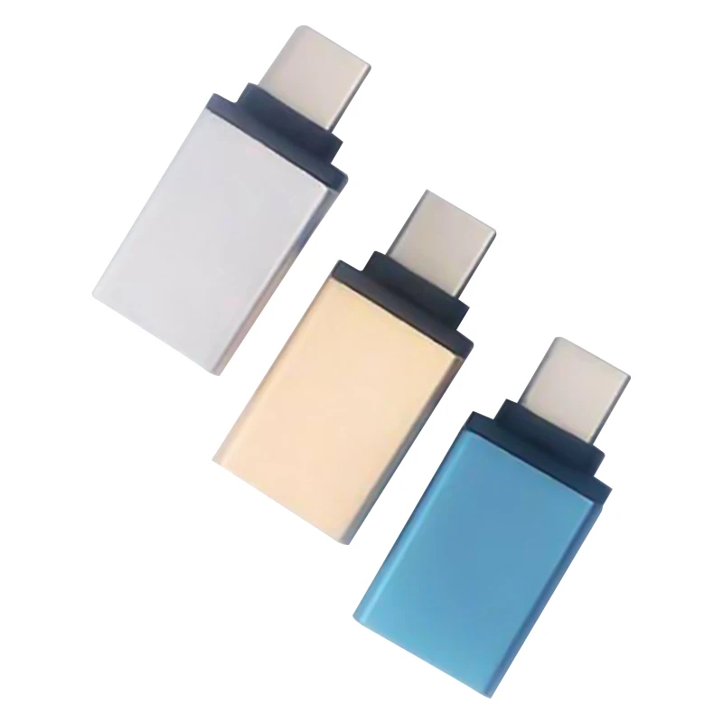 Универсальный Переходник USB/Type-C POHIKS 3 шт. прочный алюминиевый сплав для