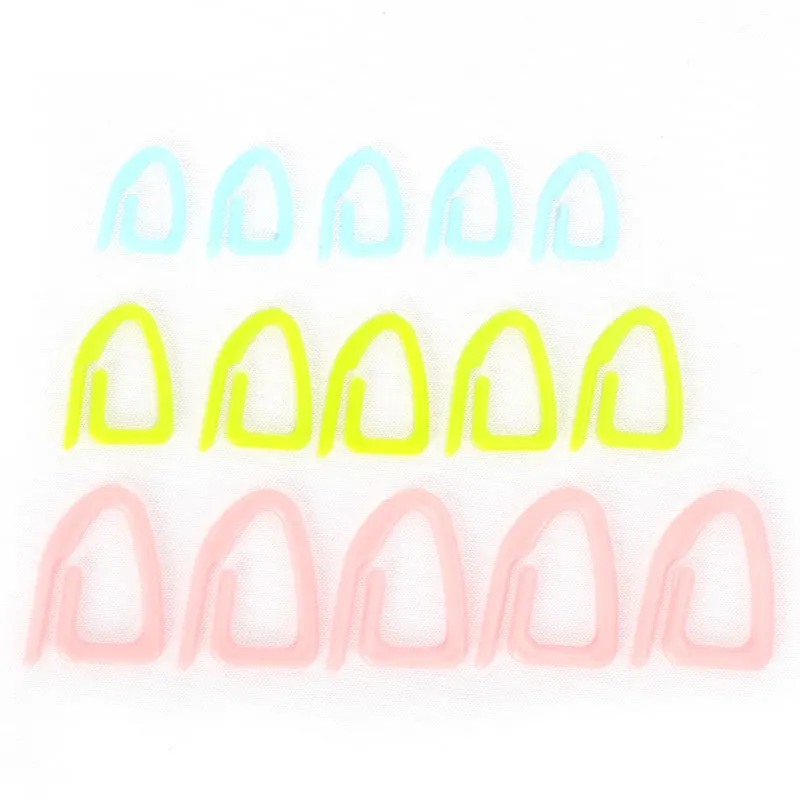 15pcs Looen 15 шт./лот силиконовый стежок маркеры подставка для вязания Иглы DIY плетение швейные инструменты аксессуары Блокировка стежка 3 размера для шитья - Цвет: 15pcs