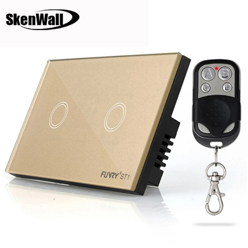 Настенный светильник с дистанционным управлением 2 комплекта черный сенсорный