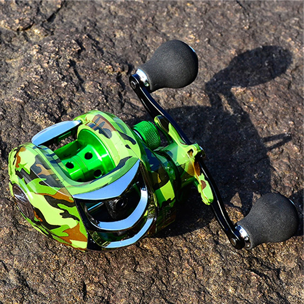 

DW125 Baitcasting Reel 10kg Max Drag 18+1 BBs 7.2:1 High Speed Gear Ratio Magnetic Brake System Fishing Reel