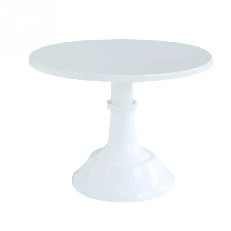 Eco-Friendly Metal Iron Cake Stand Tool Cake Plate Turntable Rotating Anti-skid Round Decorating Tableware For Wedding Cake