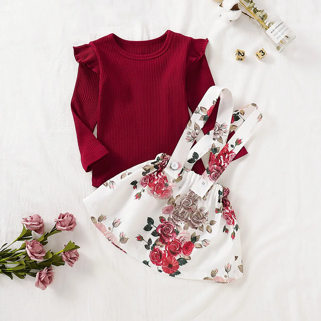 Комбинезоны для новорожденных девочек с длинными рукавами Однотонный