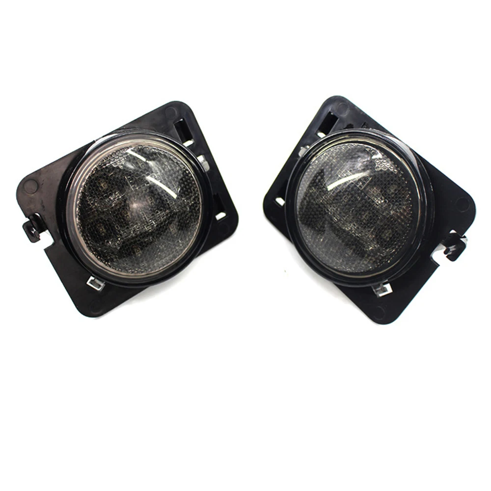 Светодиодные передние поворотные огни PMFC 2 шт. боковые габаритные в сборе для Jeep