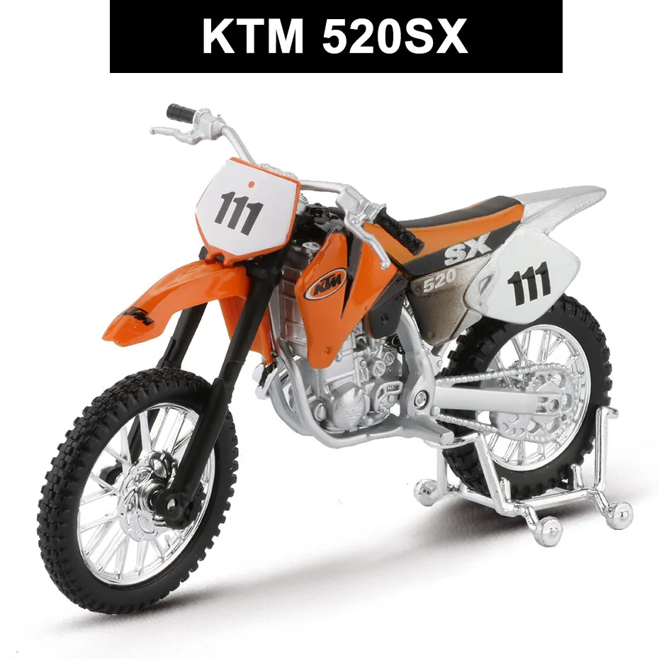 Maisto Сплав 1:18 Модель мотоцикла игрушка Моделирование KTM RC 390 мотоцикл автомобиль спортивный гоночный автомобиль Модель Коллекция игрушек для детей - Цвет: KTM 520SX