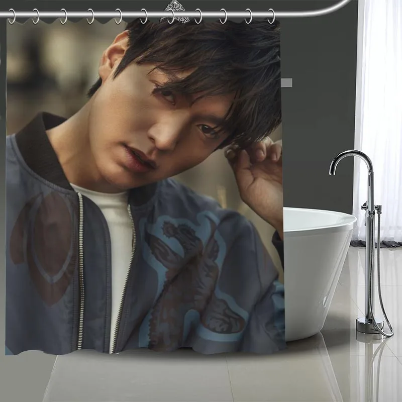 Лидер продаж занавески для душа Lee Min Ho высокого качества на заказ товары ванны