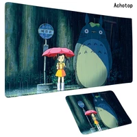 cute girl large gaming mouse pad xxl computer gamer keyboard mouse mat 800x300mm totoro desk mousepad xl for pc desk pad kawaii