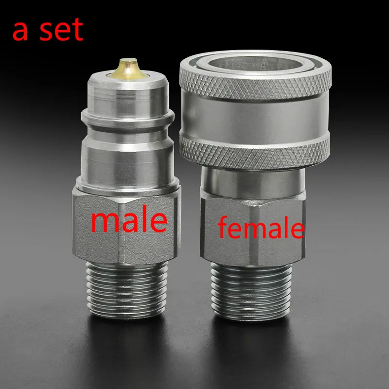 Быстроразъемный гидравлический быстроразъемный соединитель 1 дюйм 1/4 3/8 1/2